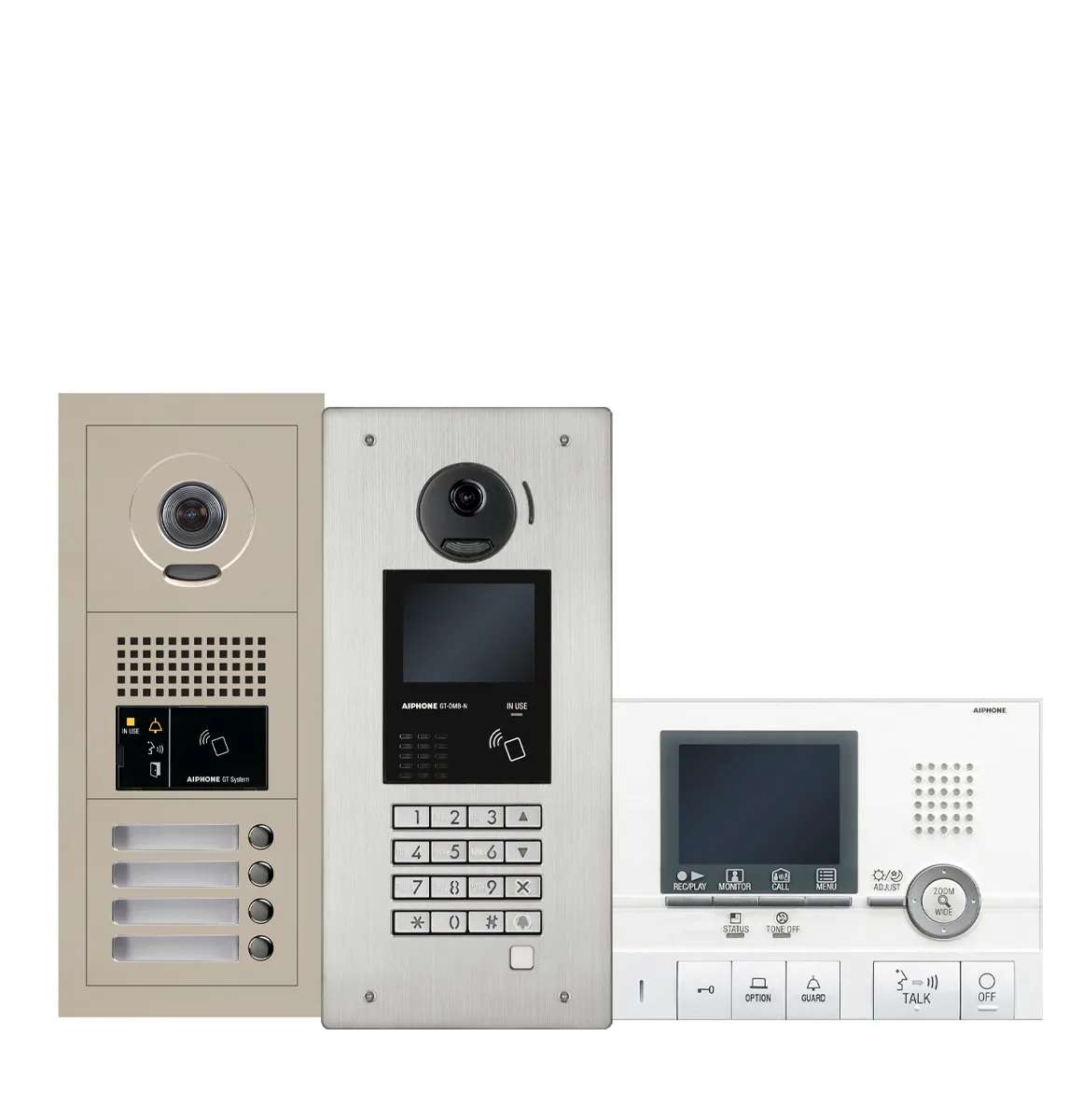 Aiphone GT Series entry panels and tenant station