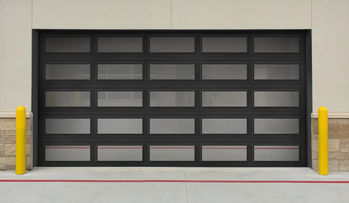 Clopay Architectural Series full-view sectional door