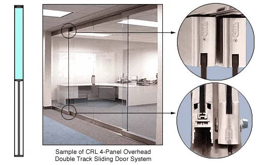 CRL overhead track sliding door system, 0TS1SA (C.R. Laurence)