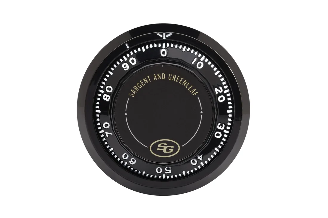 Sargent and Greenleaf D300 safe lock dial